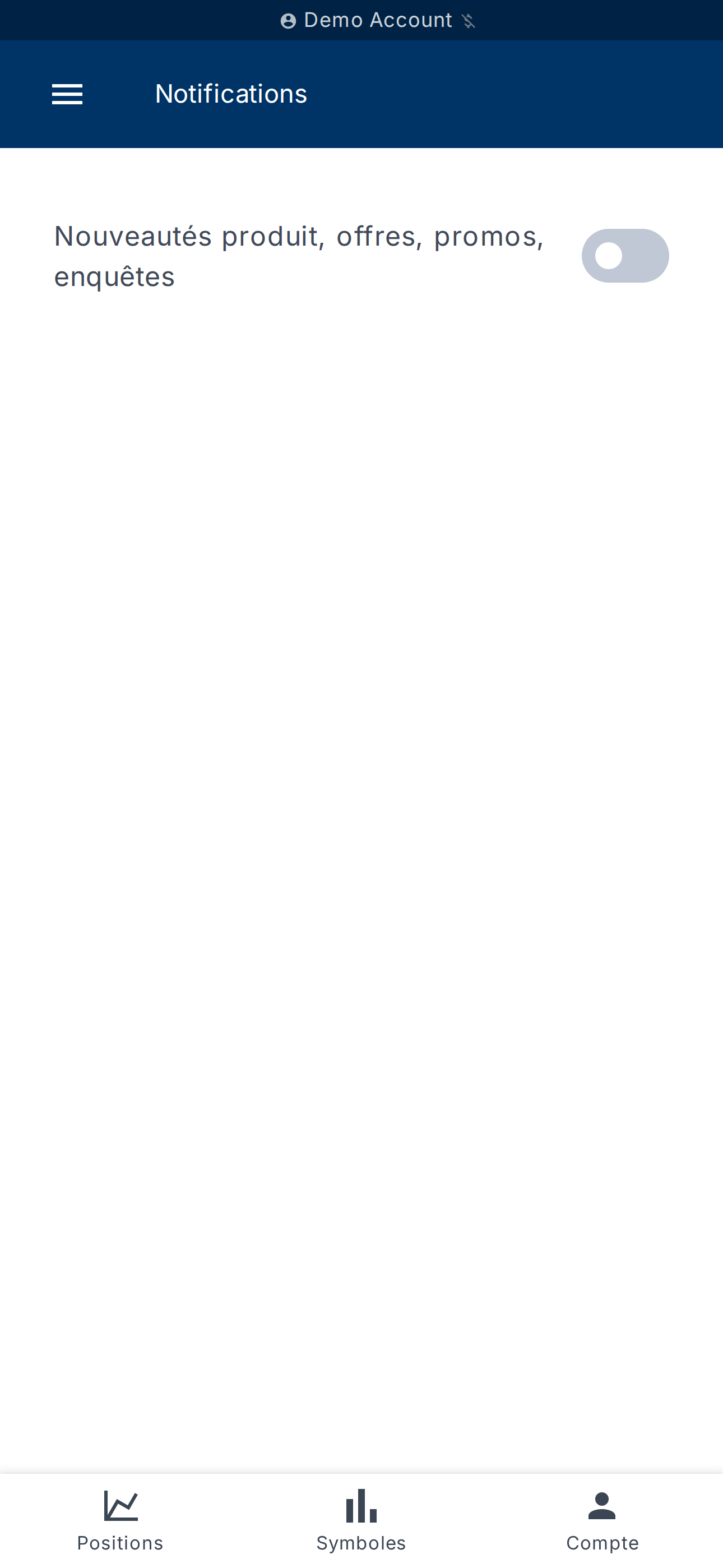 Activation des notifications par email